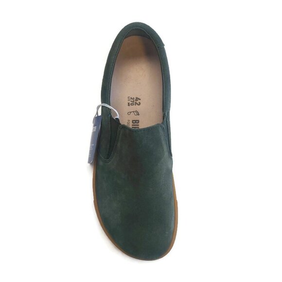 Birkenstock Oswego Suede Leather Loafers Womens Size 11 Mens 9 EU 42 Thyme Green - Picture 3 of 10